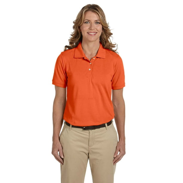 Harriton M265W Ladies Easy Blend Polo-Team Purple-X-Large Harriton M265W Ladies Easy Blend Polo-Team Purple-X-Large